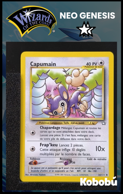 Carte Pokemon Capumain 26/111 Unlimited Ed 2 Neo Genesis Wizards 4 - Image 1