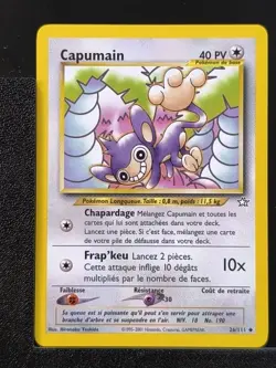 Carte Pokemon Capumain 26/111 Unlimited Ed 2 Neo Genesis Wizards 4 - Image 2
