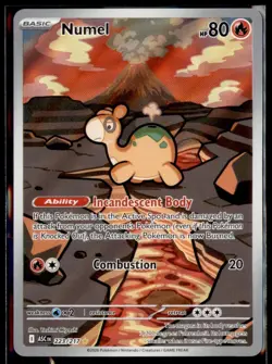 2026 Pokemon Ascended Heroes Numel Illustration Rare #223/217 - Image 1
