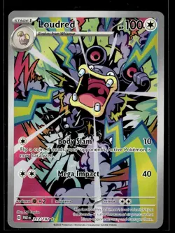 2023 Scarlet & Violet Series - Paradox Rift Loudred Illustration Rare #212 - Image 1