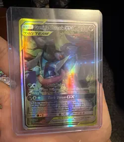 The Pokemon Company Greninja & Zoroark GX 201/214 Unbroken Bonds Ultra Rare - Image 1