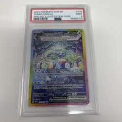 2024 POKEMON SCR EN-STELLAR CROWN SPECIAL ILLUSTRATION RARE TERAPAGOS EX PSA 9 - Image 1