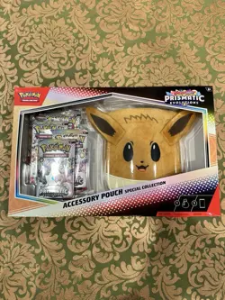 Pokemon TCG Prismatic Evolutions Accessory Pouch Special Collection - Image 1