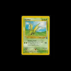 ▸ Pokemon | 2000 | Scyther | WOTC Black Star Promo | #45 | HP - Image 1
