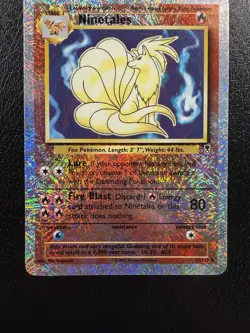 Pokemon TCG Ninetales 17/110 Legendary Collection Reverse Holo MP - Image 3