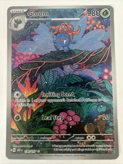 Pokemon TCG Gloom 198/197 Holo Illustration Rare Obsidian Flames MP - TCCCX - Image 1
