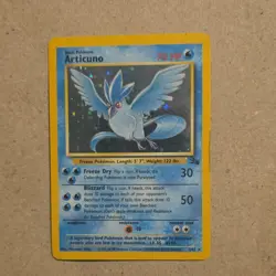 Pokemon Articuno 2/62 Fossil Holo Rare Unlimited Edition 1999 English 70 HP - Image 1