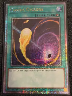 Yugioh Cosmic Cyclone RA02-EN061 Quarter Century Rare 1st Ed NM - Image 1