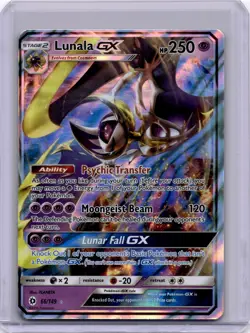 Pokemon Lunala GX Ultra Rare SM Base Set 66/149 NM - Image 1