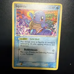 Squirtle 64/100 Crystal Guardians Regular Pokemon TCG - Image 1