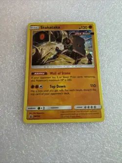 Pokemon TCG Stakataka SM209 Cosmos Holo Rare Black Star Promo - Image 1