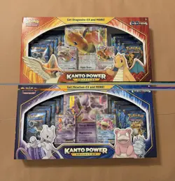 Pokemon XY Evolutions Kanto Power Collection Mewtwo/Dragonite Sealed (Set of 2) - Image 1