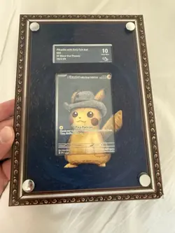CGC Pristine Eq CA 10. Pokemon Van Gogh Pikachu with Grey Felt Hat SVP 085 Prom - Image 1