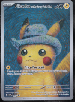 CGC Pristine Eq CA 10. Pokemon Van Gogh Pikachu with Grey Felt Hat SVP 085 Prom - Image 2