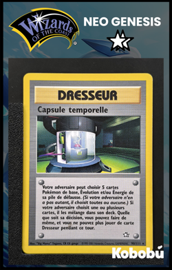 Carte Pokemon Capsule Temporelle 90/111 Unlimited Ed 2 Neo Genesis Wizards 1 - Image 1