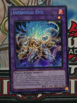 Yugioh - Infernoid Evil BLTR-EN013 Secret Rare 1st Edition Near Mint - Image 1