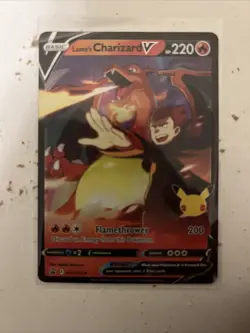Lances Charizard V SWSH133 NM Full Art Promo Rare Normal Sized Pokemon Card - Image 1