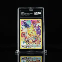 Pokemon Pikachu Full Art Secret Rare Card Crown Zenith 160/159 TAG 10 GEM MINT - Image 1