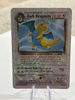 Dark Dragonite 5/110 Legendary Collection Reverse Holo Vintage Pokemon Card - Image 1