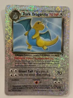 Dark Dragonite 5/110 Legendary Collection Reverse Holo Vintage Pokemon Card - Image 5