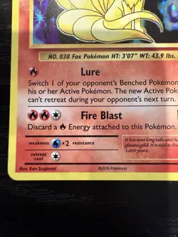 Ninetales 15/108 NM Reverse Holo Rare XY Evolutions Pokemon Card 2016 MP - Image 2