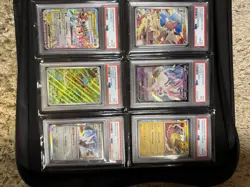 Pokemon PSA Graded 71 card lot. All 9’s and below. - Image 1