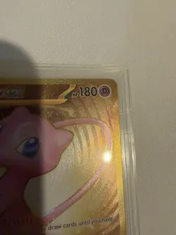 Pokemon TCG Mew ex SV 151 205/165 GOLD CARD (not metal) - Image 2