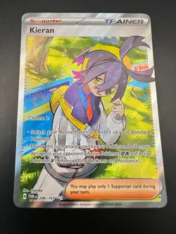 Pokemon - Kieran - 206/167 - SV Twilight Masquerade - Full Art Trainer Card - Image 1