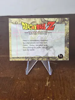 Dragon Ball Z 1999 Artbox JPP/Amada Card - #58 Goku MP - Image 2
