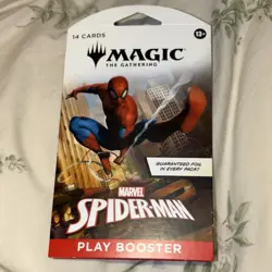 Magic: The Gathering Marvel Spider-Man Play Booster Pack Foil 14 Cards English - Image 1
