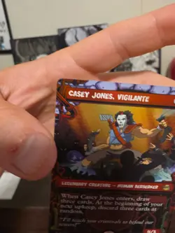 Casey Jones Vigilante 0235 Showcase Teenage Mutant Ninja Turtles Foil MTG TMNT - Image 3