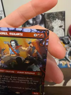 Casey Jones Vigilante 0235 Showcase Teenage Mutant Ninja Turtles Foil MTG TMNT - Image 4