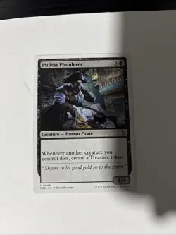 MTG Pitiless Plunderer #0046 White Border Uncommon Mystery Booster 2 (MB2) - Image 1