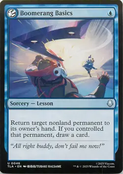 Boomerang Basics - U46 - MTG - Avatar: The Last Airbender (TLA) - Image 1