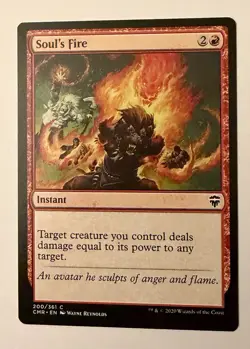 MTG Magic the Gathering Soul's Fire (200/794) Commander Legends LP - Image 1