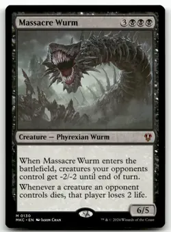 Massacre Wurm MTG Commander: Murders at Karlov Manor 130 M NM - Image 1