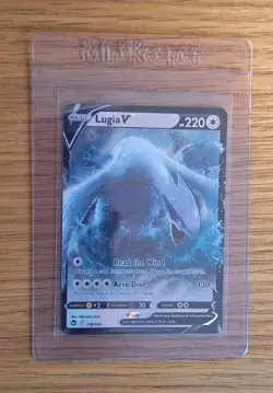 Lugia V 138/195 Holo V Rare Silver Tempest Pokemon NM - Image 3