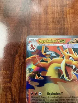 Pokemon Mega Charizard Y 22/217 Ascended Heroes Ultra Rare Holo NM/M PACK FRESH - Image 3
