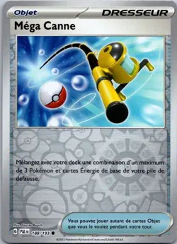 Carte Pokemon Dresseur Mega Canne 188/193 Reverse - 2023 - Image 1