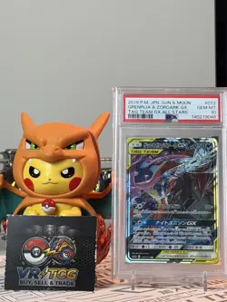 2019 POKEMON JPN SUN & MOON TAG TEAM GX ALL STARS GRENINJA & ZOROARK GX PSA 10 - Image 1