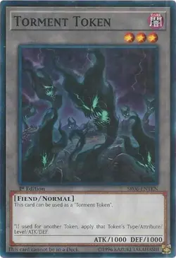 Torment Token - 1st Edition Structure Deck: Lair of Darkness NM YuGiOh - Image 1