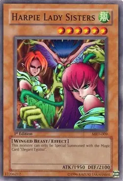 Harpie Lady Sisters - Unlimited Metal Raiders MP YuGiOh - Image 1