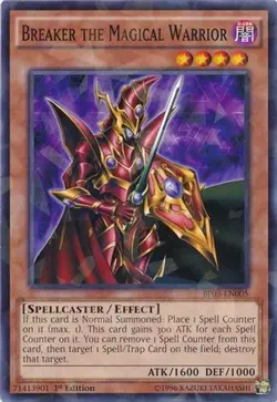 Breaker the Magical Warrior (Shatterfoil Battle Pack 3: Monster League LP YuGiOh - Image 1