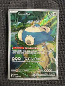 Pokemon TCG Cards Scarlet & Violet 151 Snorlax 051 Promo - Image 1