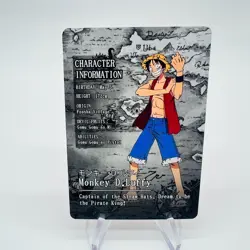 Monkey D.Luffy - One Piece Trading Card Skypiea R 042 OP KDAI01 Rare Tc5 - Image 2