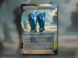 Lightning Greaves Proxy Card - Image 1