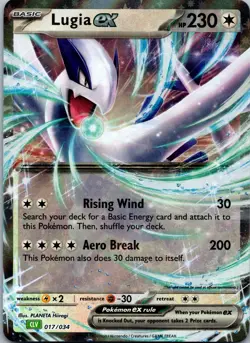 Lugia ex Classic Collection Trading Card Game Classic 017/034 NM - Image 1