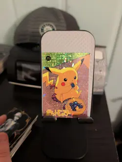 1996 Bandai Carddass Pikachu #272 Japanese Pokemon Holo Prism Card - Image 1