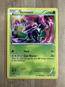GENESECT 16/113 Legendary Treasures rare HOLO Pokemon card VLP - Image 1