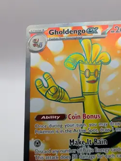 Gholdengo ex - 231/182 Ultra Rare English Paradox Rift Pokemon Card NM - Image 5